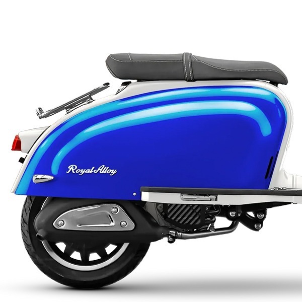 Royal Alloy Right Side Cover - Ultra Blue